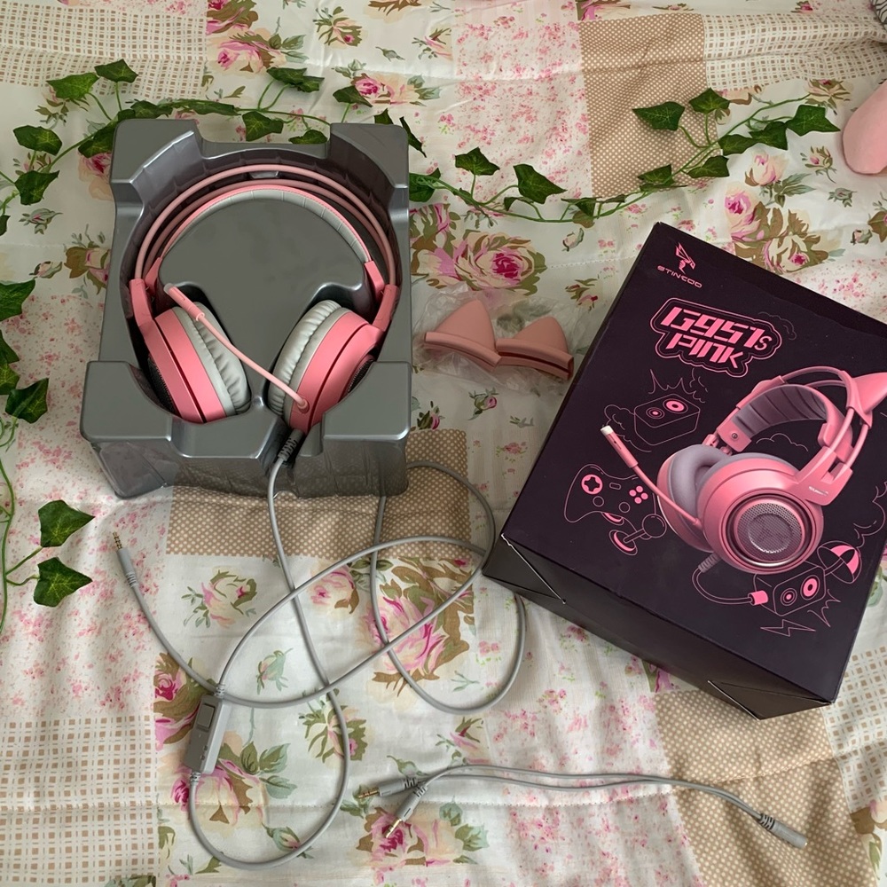 PINK SOMIC KITTY GAMING MIC